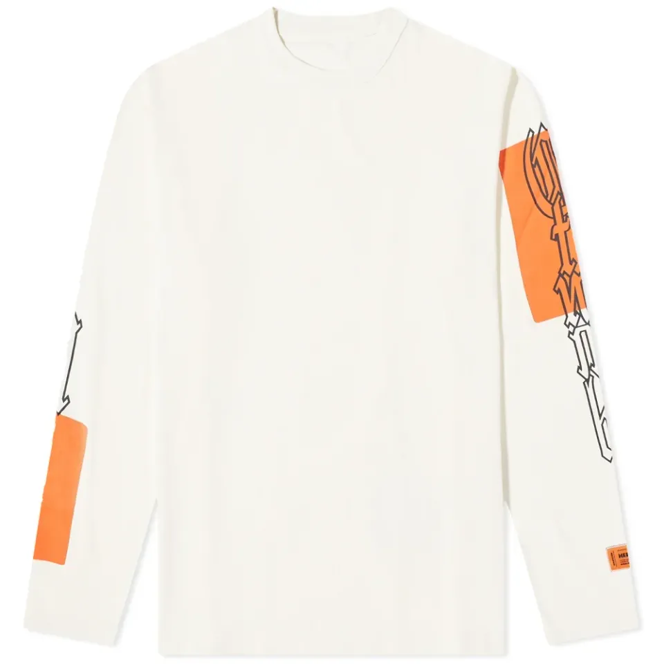 Long Sleeve Gothic Colour Block T-Shirt