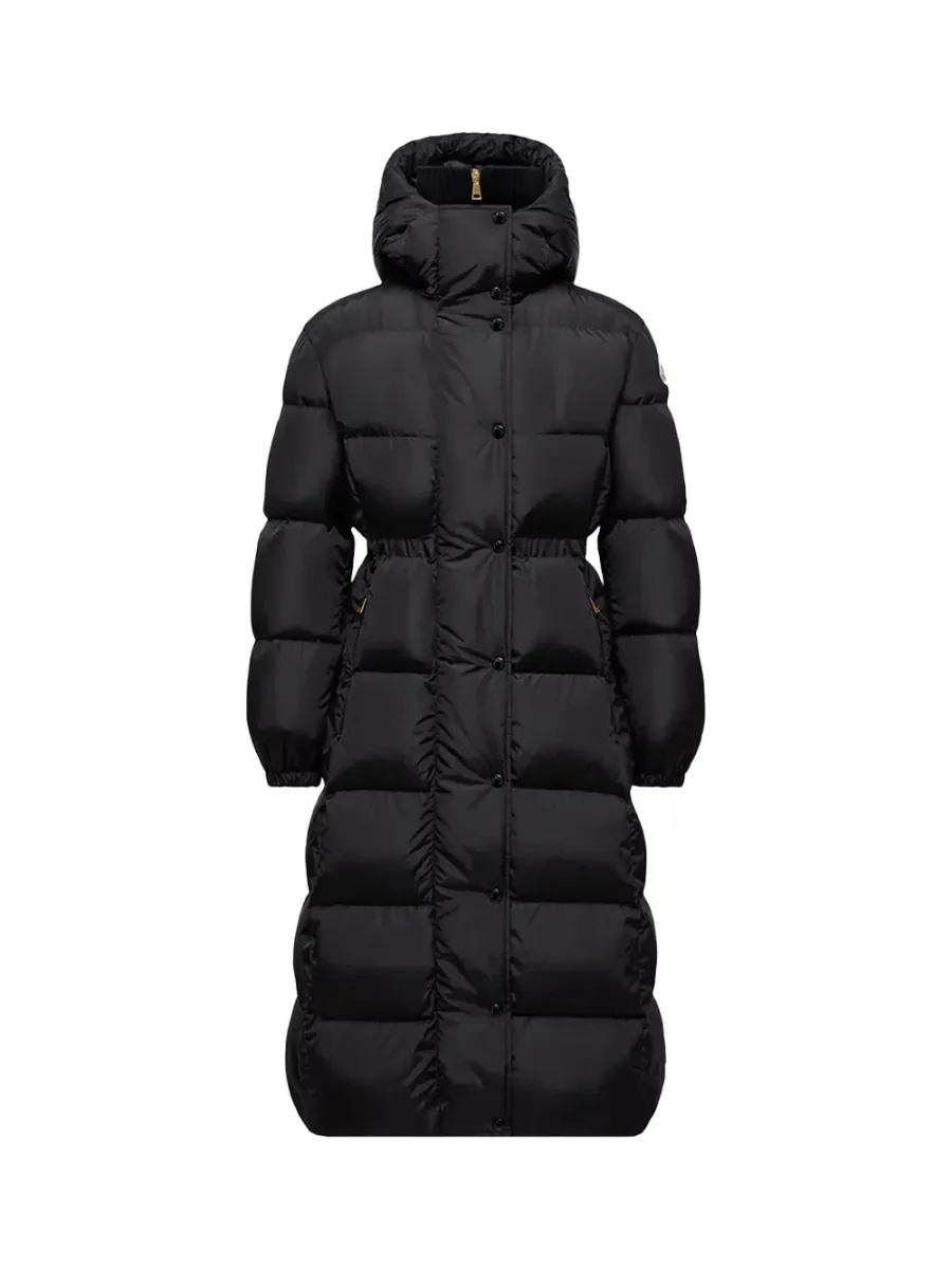 Women Chamer Long Jacket Black