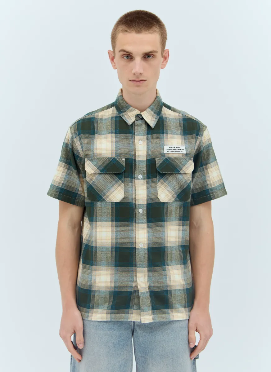 Ombre Check Shirt