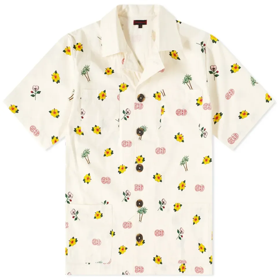 All Over Print Pajama Shirt