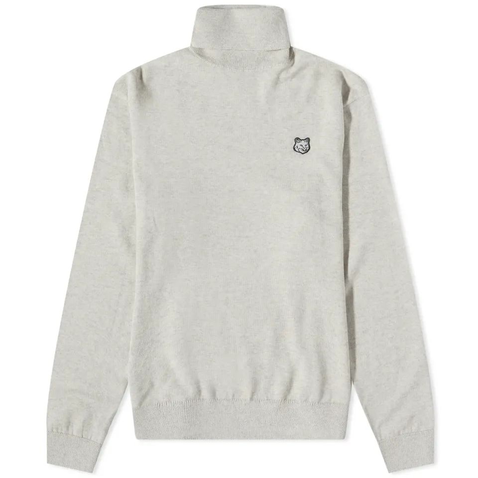 Fox Head Patch Turtleneck Knit