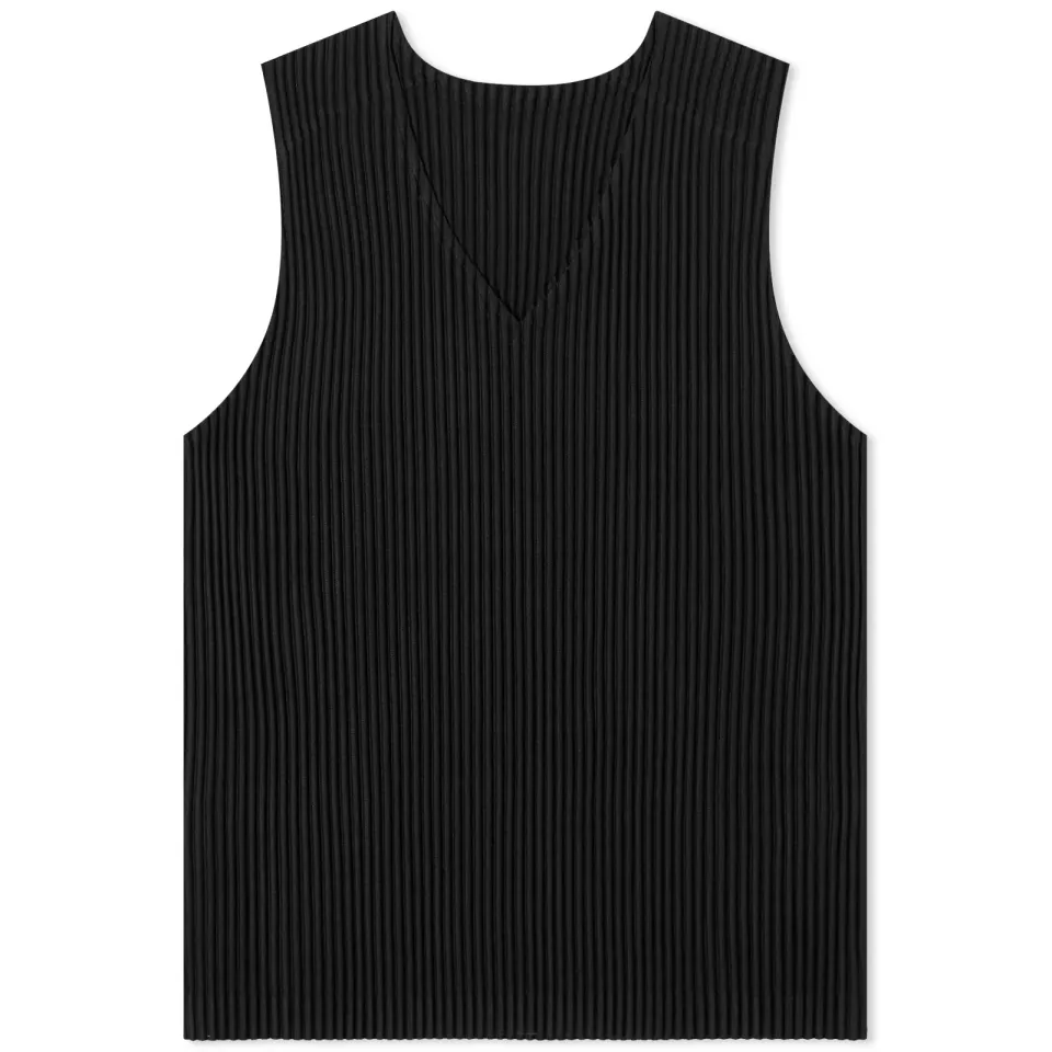 Pleated Vest