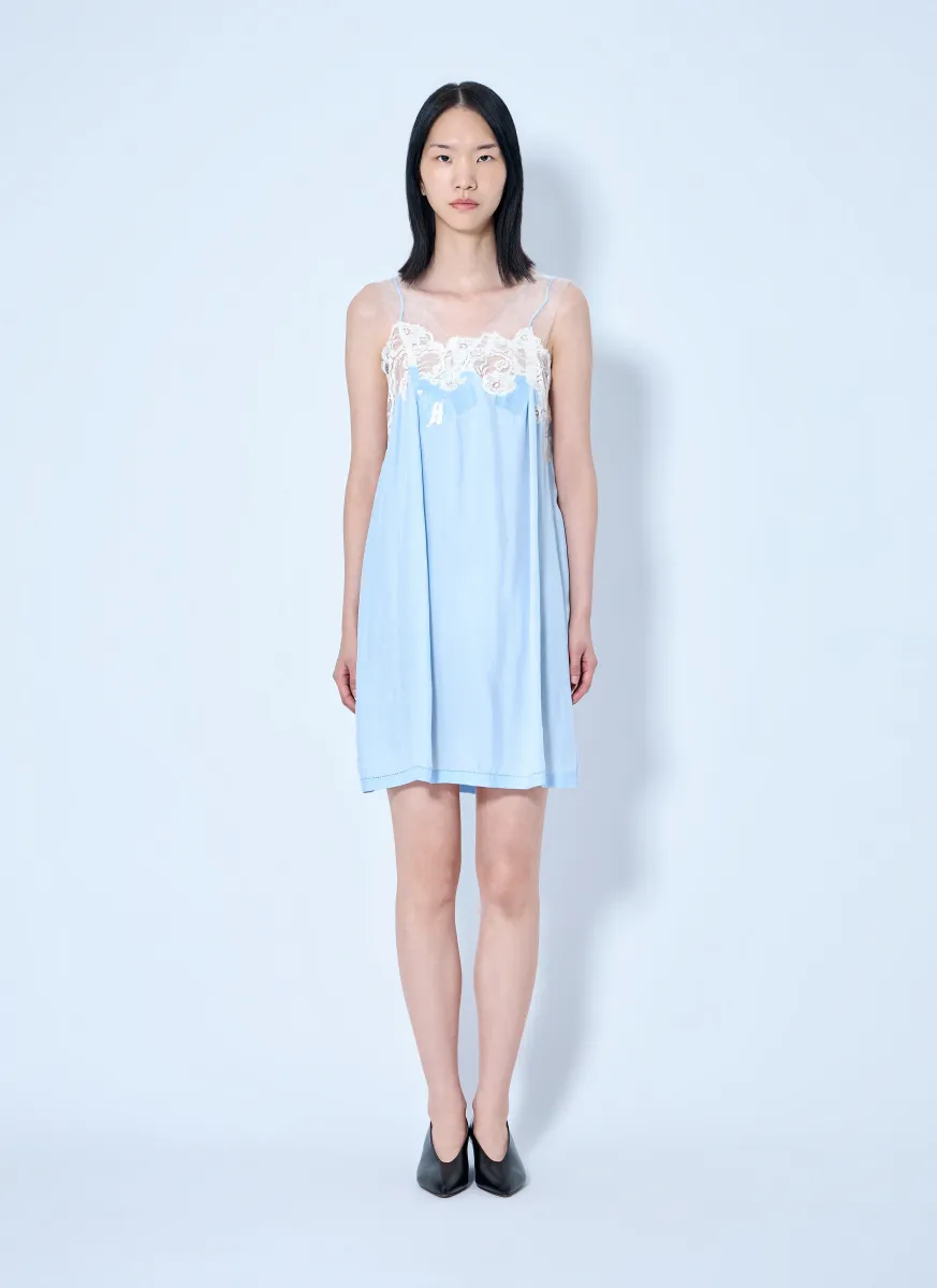 Taped Slip Mini Dress