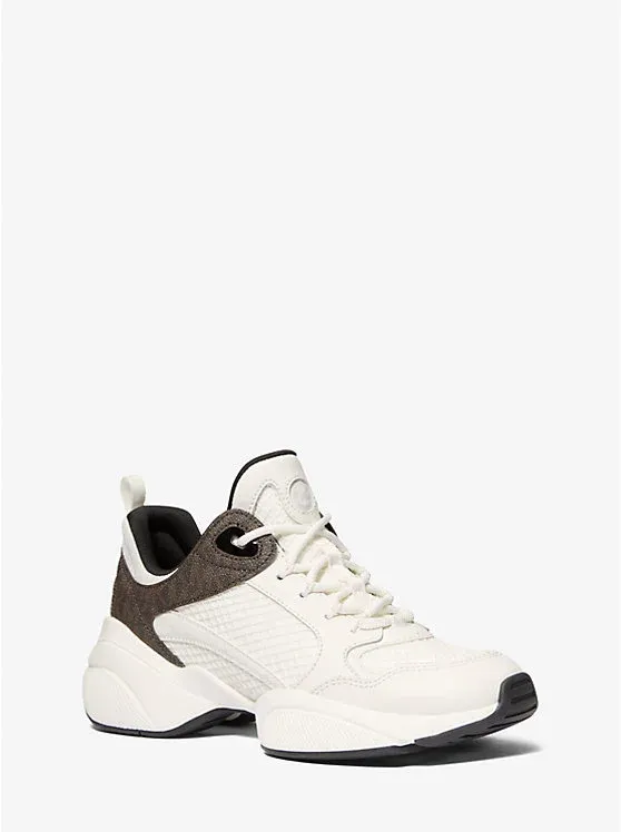 Bowie Mesh and Signature Logo Trainer