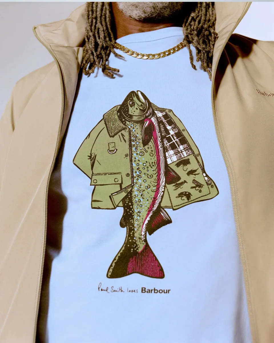 Paul Smith Loves Barbour Fishing Jacket T-Shirt