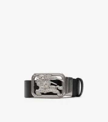 Reversible Leather Rider Belt in Black/hazel brown
