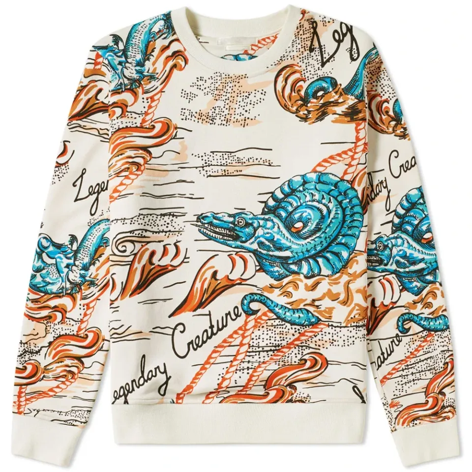Tattoo Print Crew Sweat
