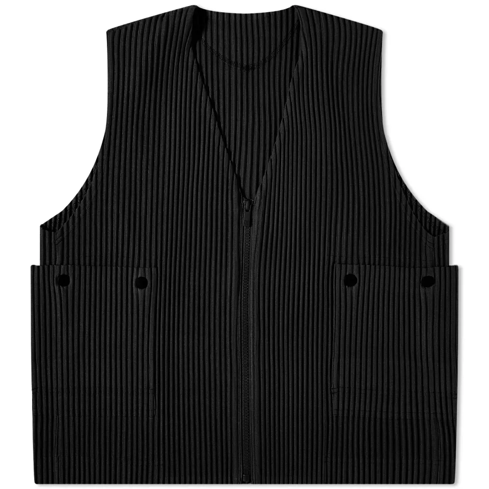 Pleated Gilet