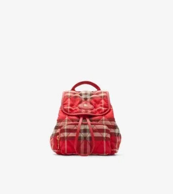 Mini Horseshoe Backpack​ in Crayon red