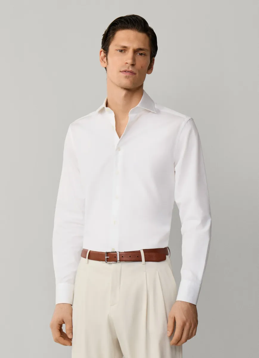 Tailored Fit Formal Poplin Shirt