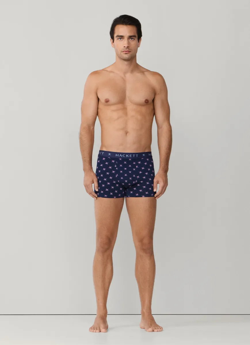 Three Pack Logo Cotton Trunks