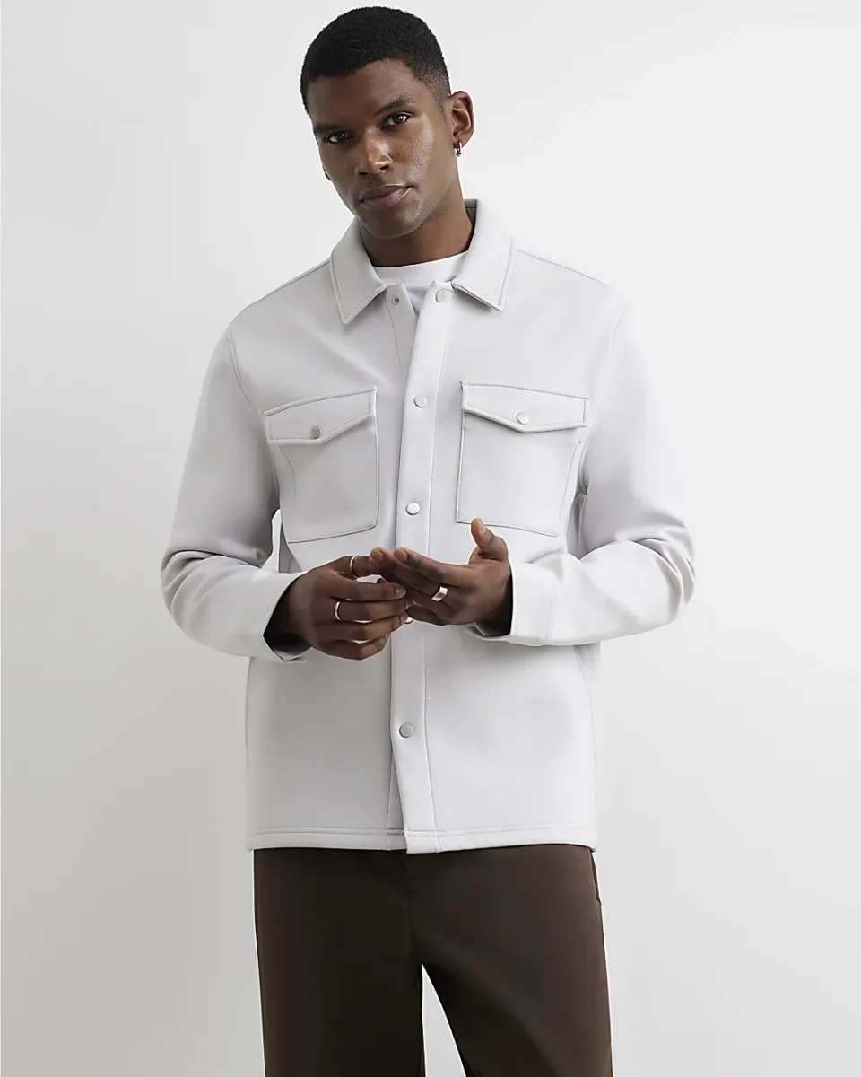 Slim Fit Premium Collared Overshirt