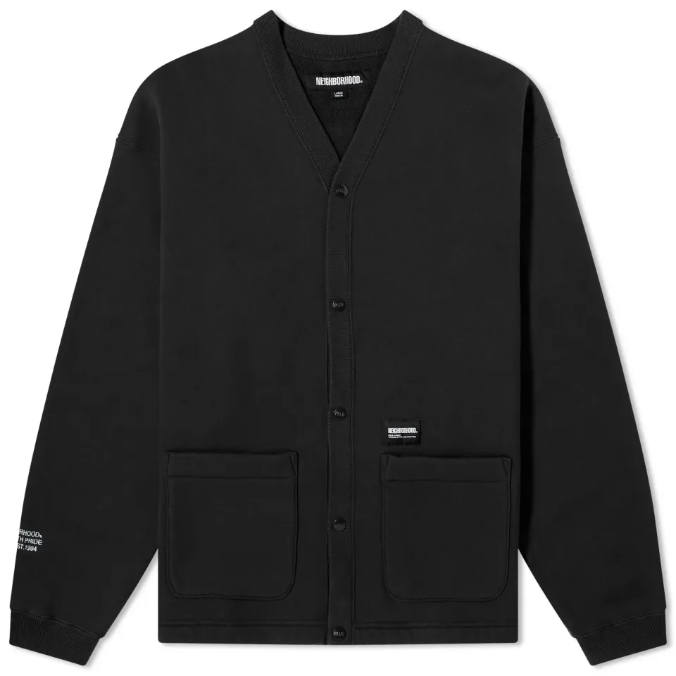 Plain Sweat Cardigan