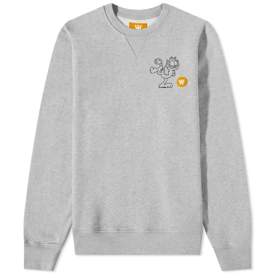 x Garfield Tye Kick Logo Crew Sweat