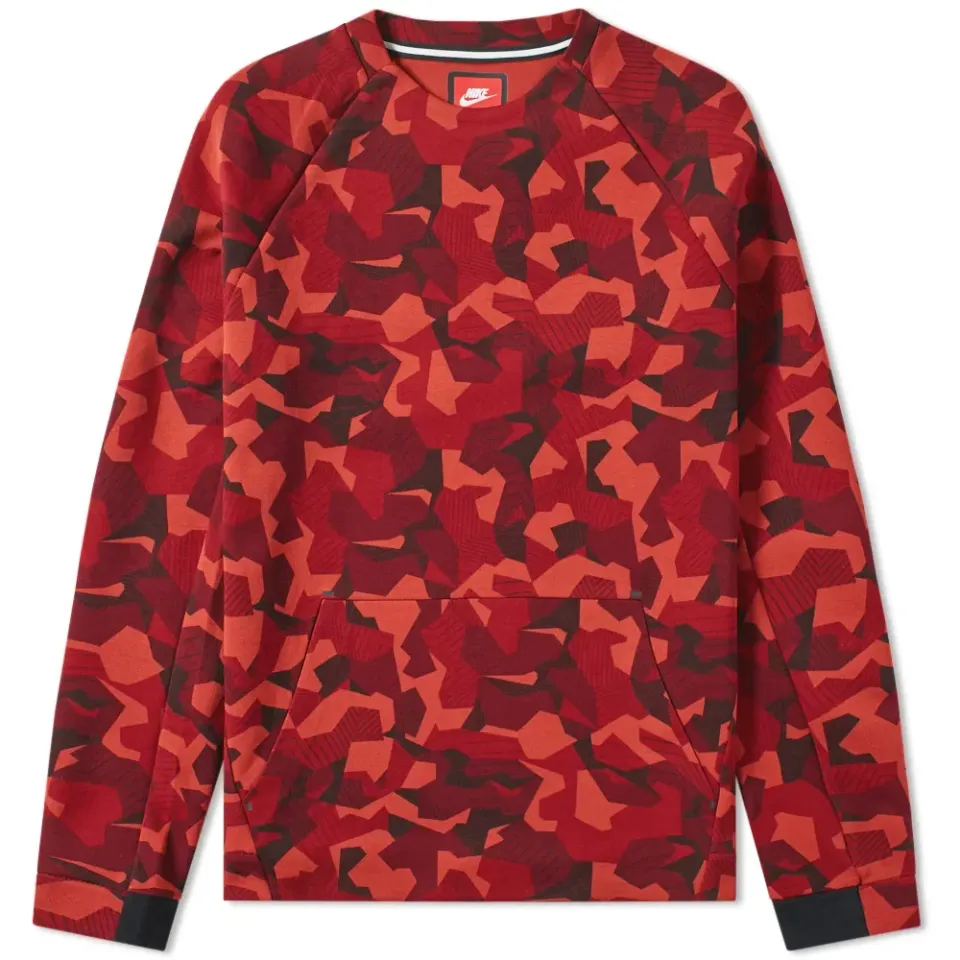 Tech Fleece Camo Crew