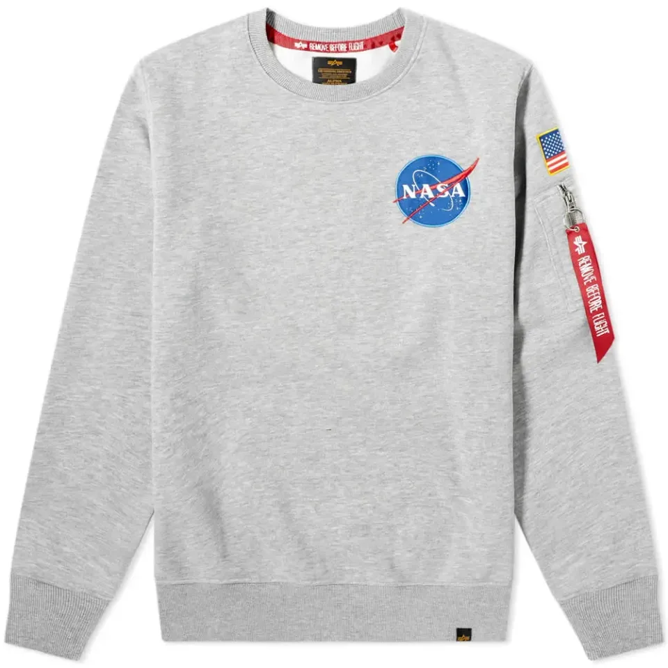NASA Patch Crew Sweat