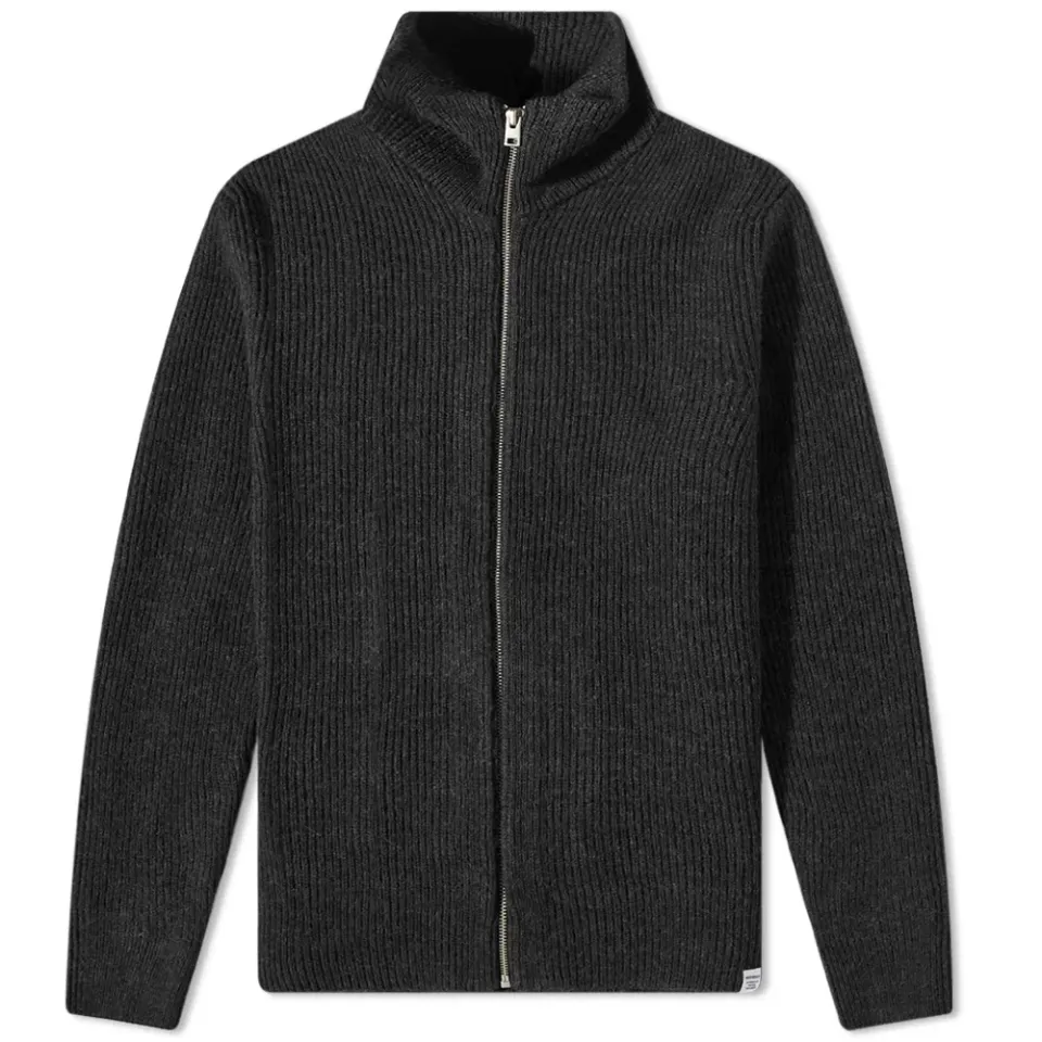 Hagen Cotton Full Zip Knit