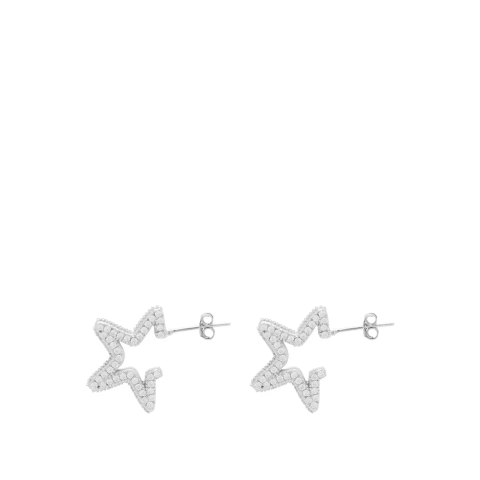 Rhinestone Star Earrings