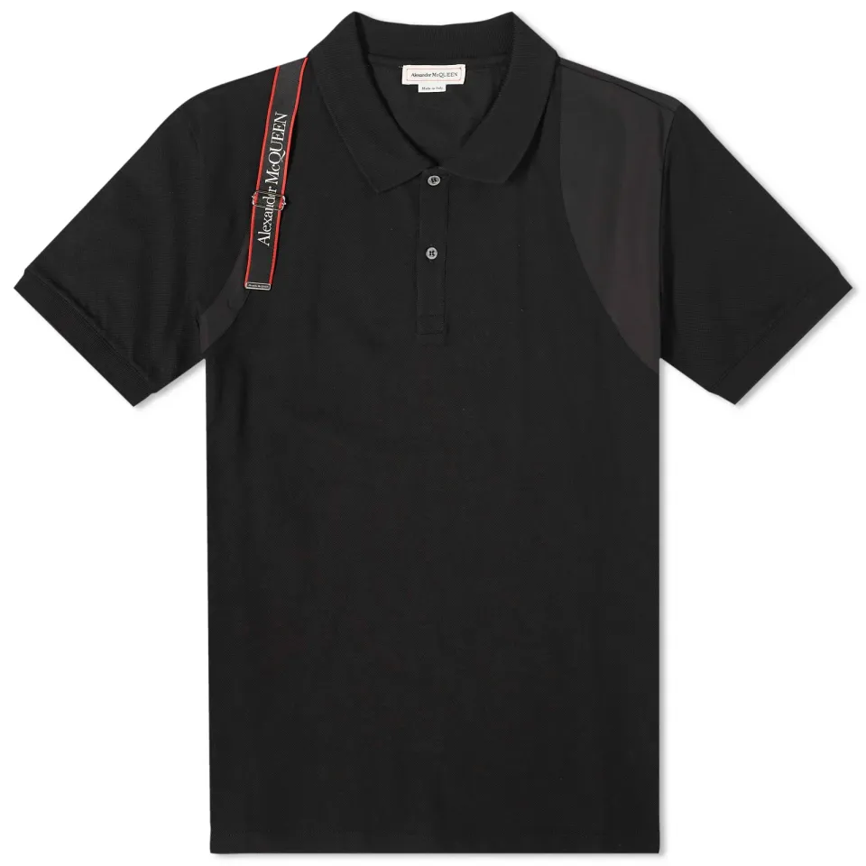 Tape Logo Harness Polo Shirt