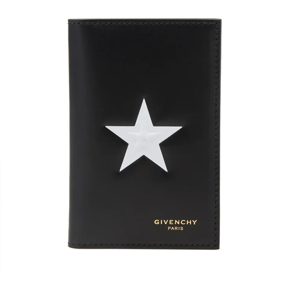 Stars Leather Card Holder