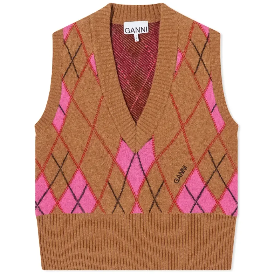 Harlequin Knit Tank Top