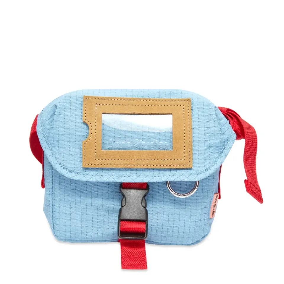 Post Ripstop Suede Mini Messenger Bag