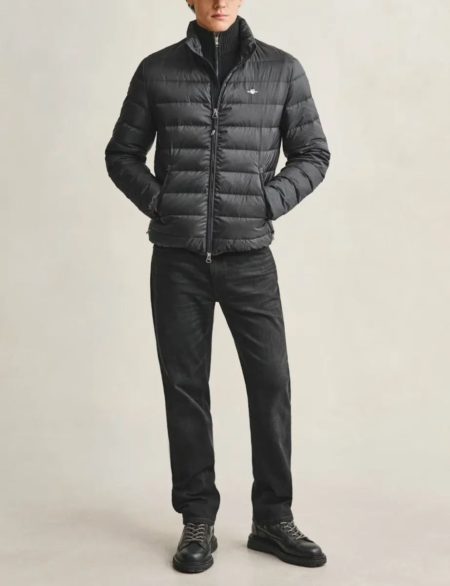 Lightweight Puffer Jacket Black