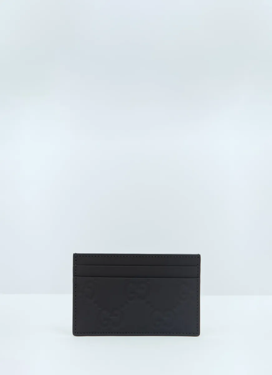 GG Rubber-Effect Cardholder