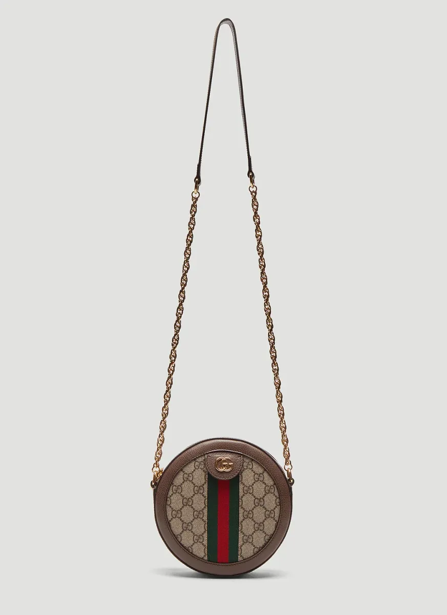 Ophidia Mini GG Round Shoulder Bag