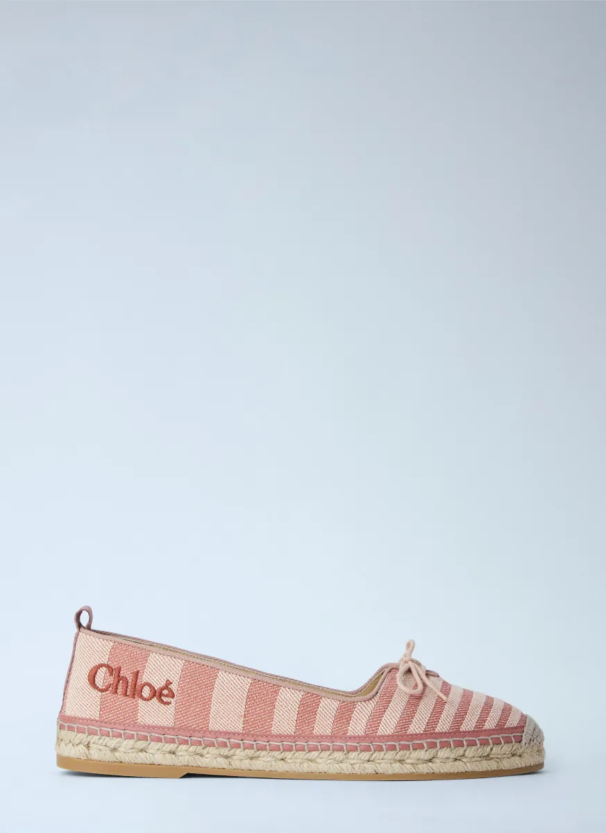 Isla Striped Canvas Espadrilles