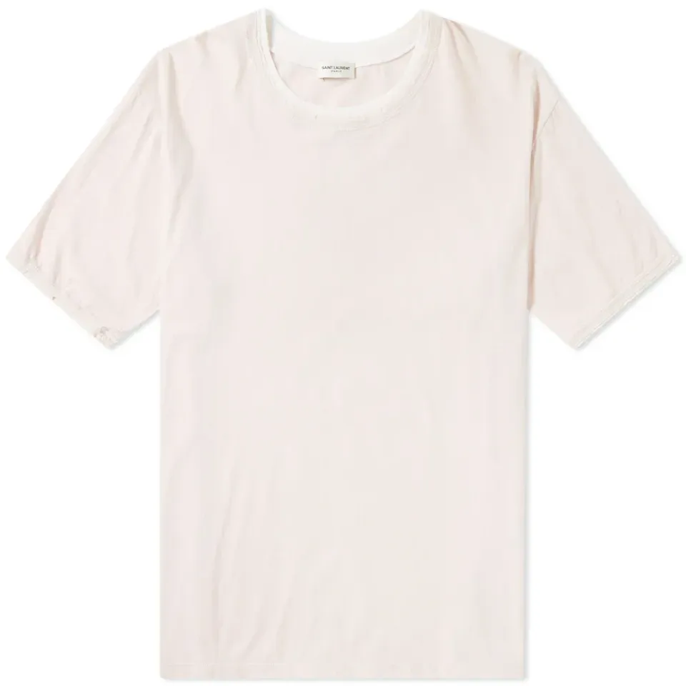 Oversize Double Collar Destroyed Tee
