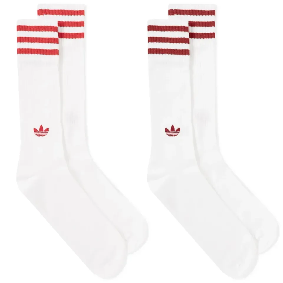 Solid Crew Sock - 2 Pack