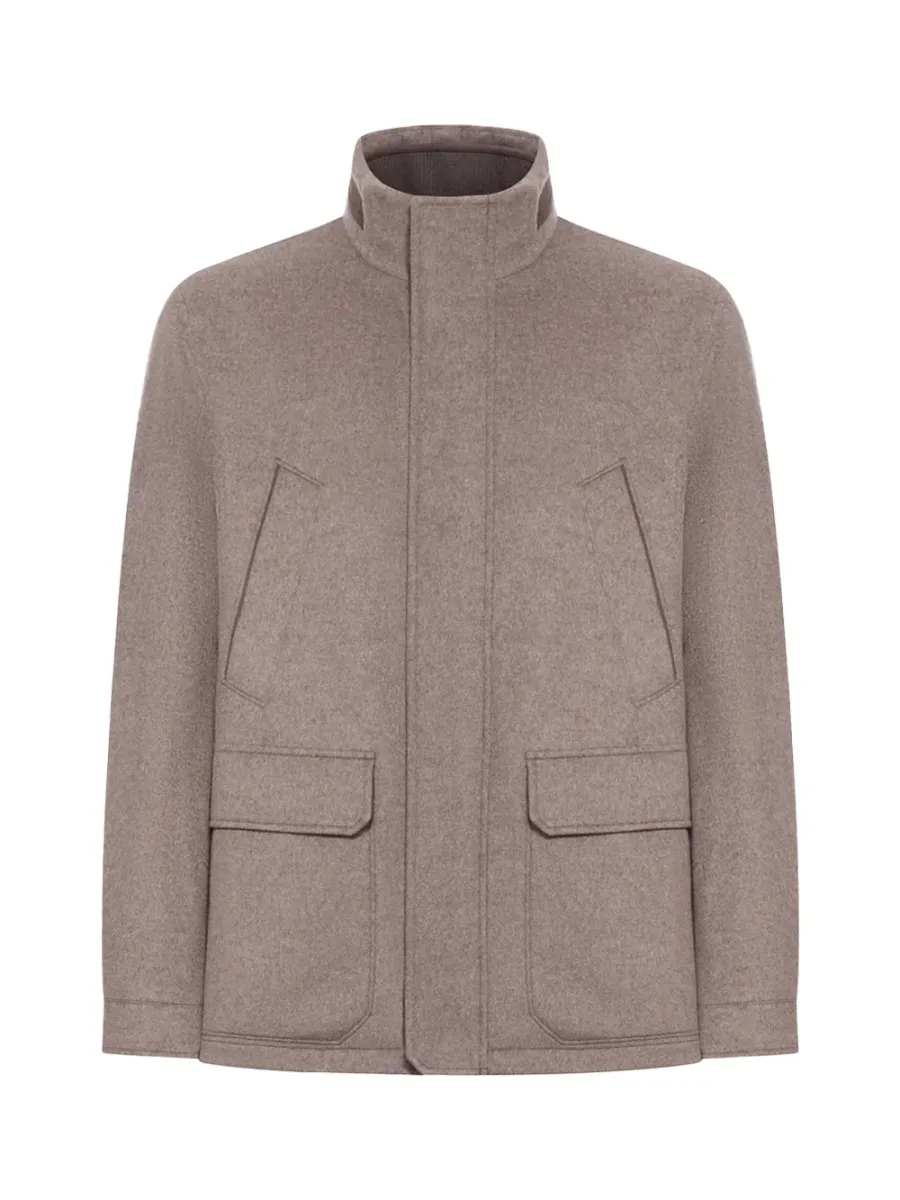 Cashmere Jacket Brown