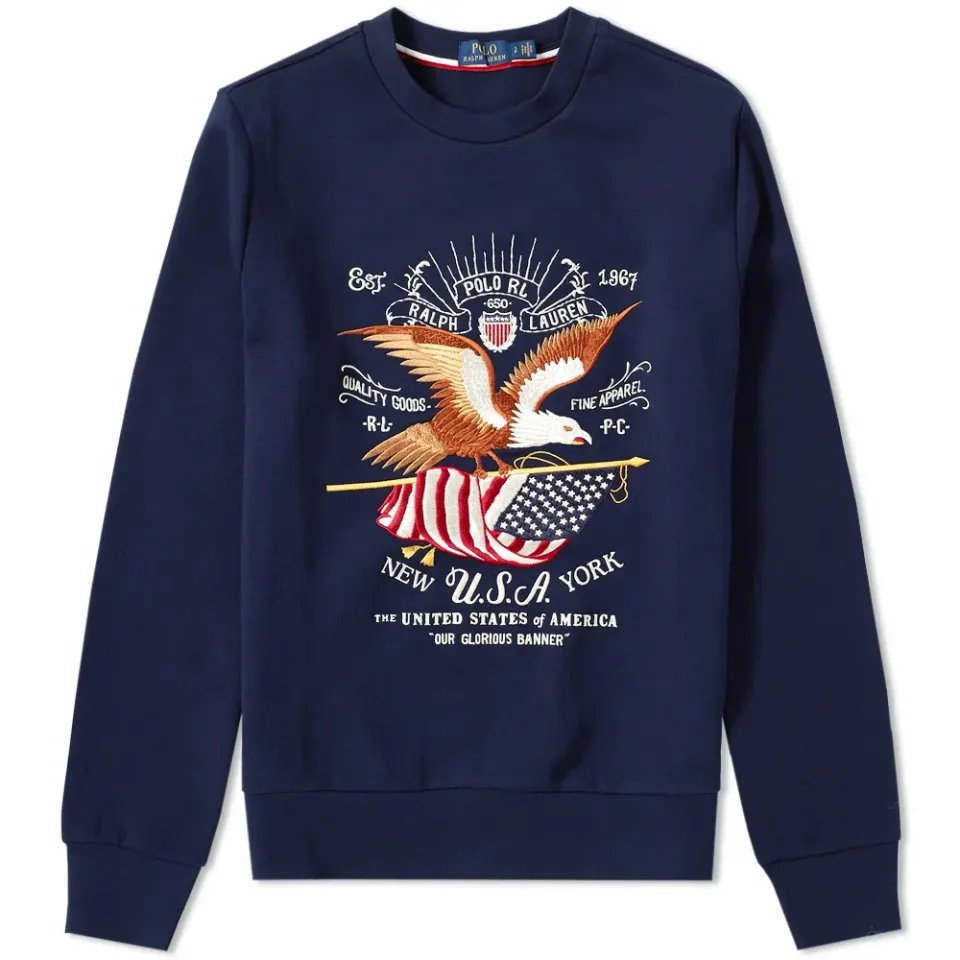 Eagle Embroidered Sweat