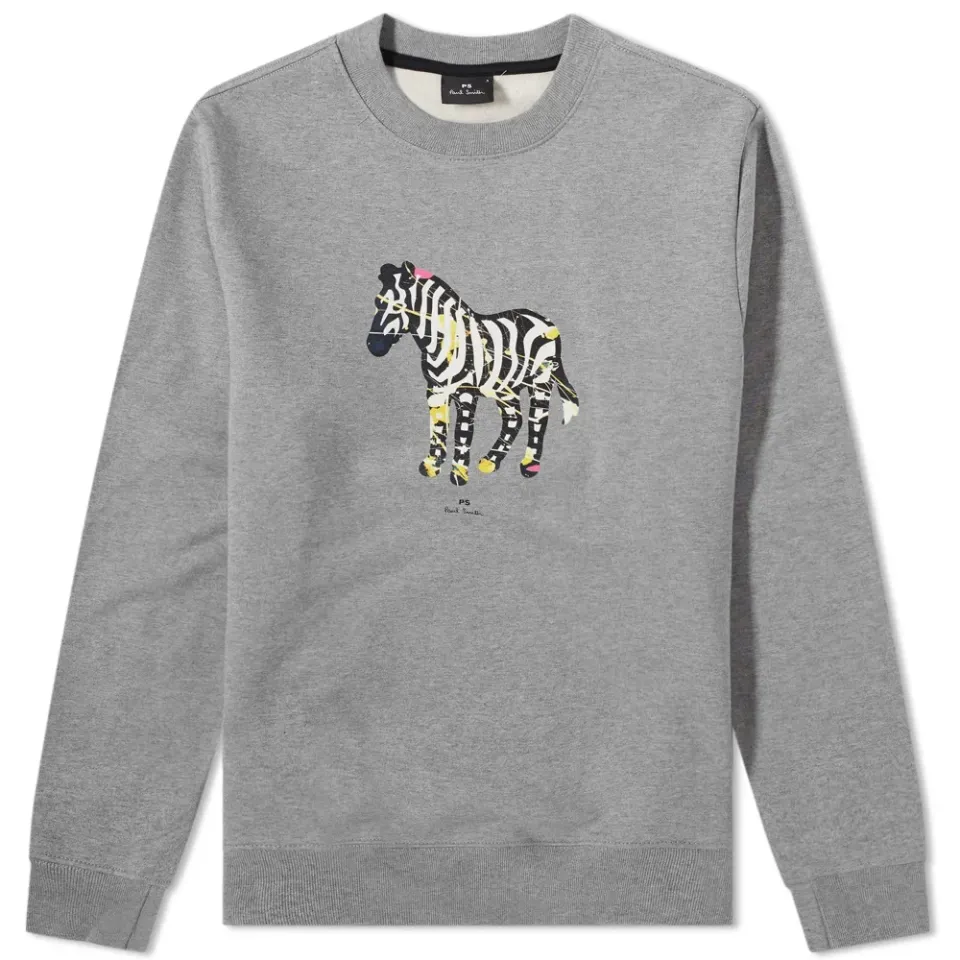 Zebra Print Crew Sweat
