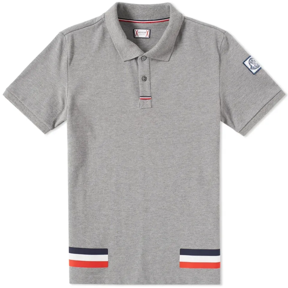 Tricolour Stripe Polo