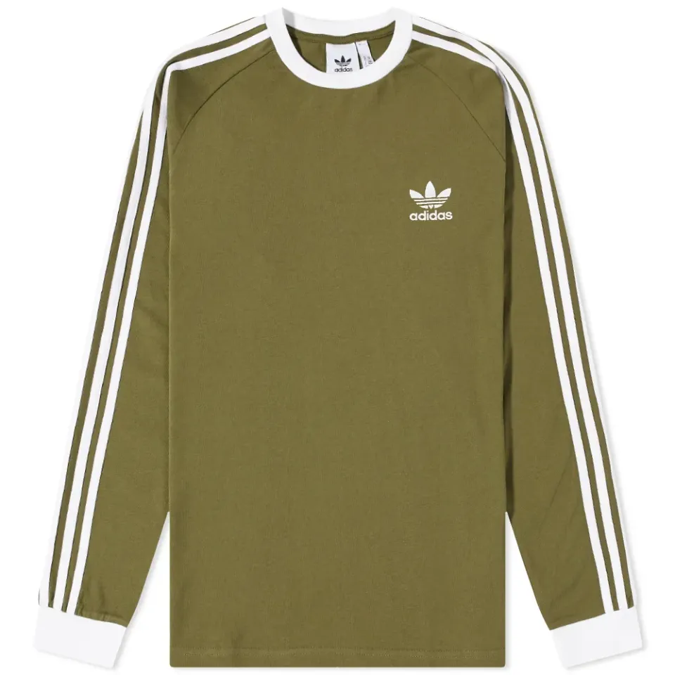 Long Sleeve 3 Stripe T-Shirt