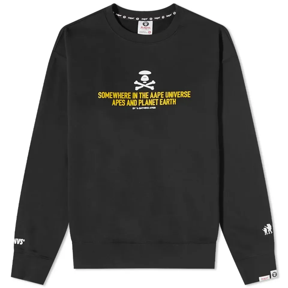 AAPE Bones Crew Sweat