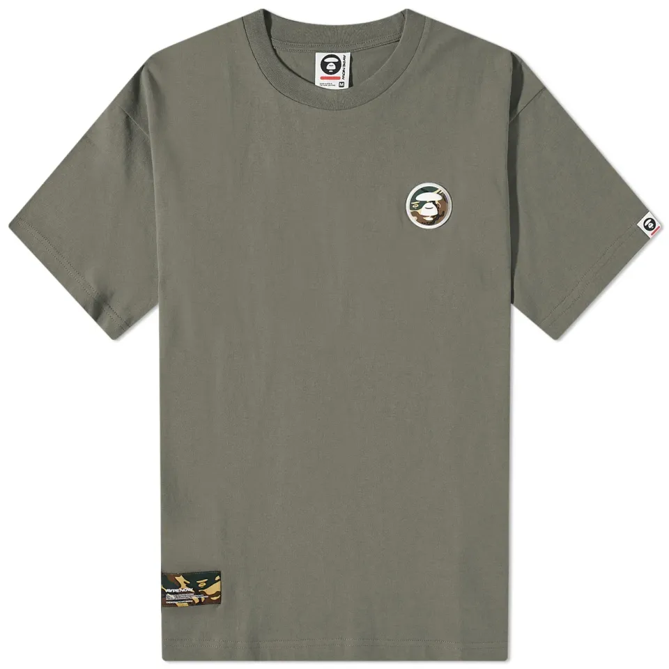 AAPE Now Camo Silicone Badge T-Shirt