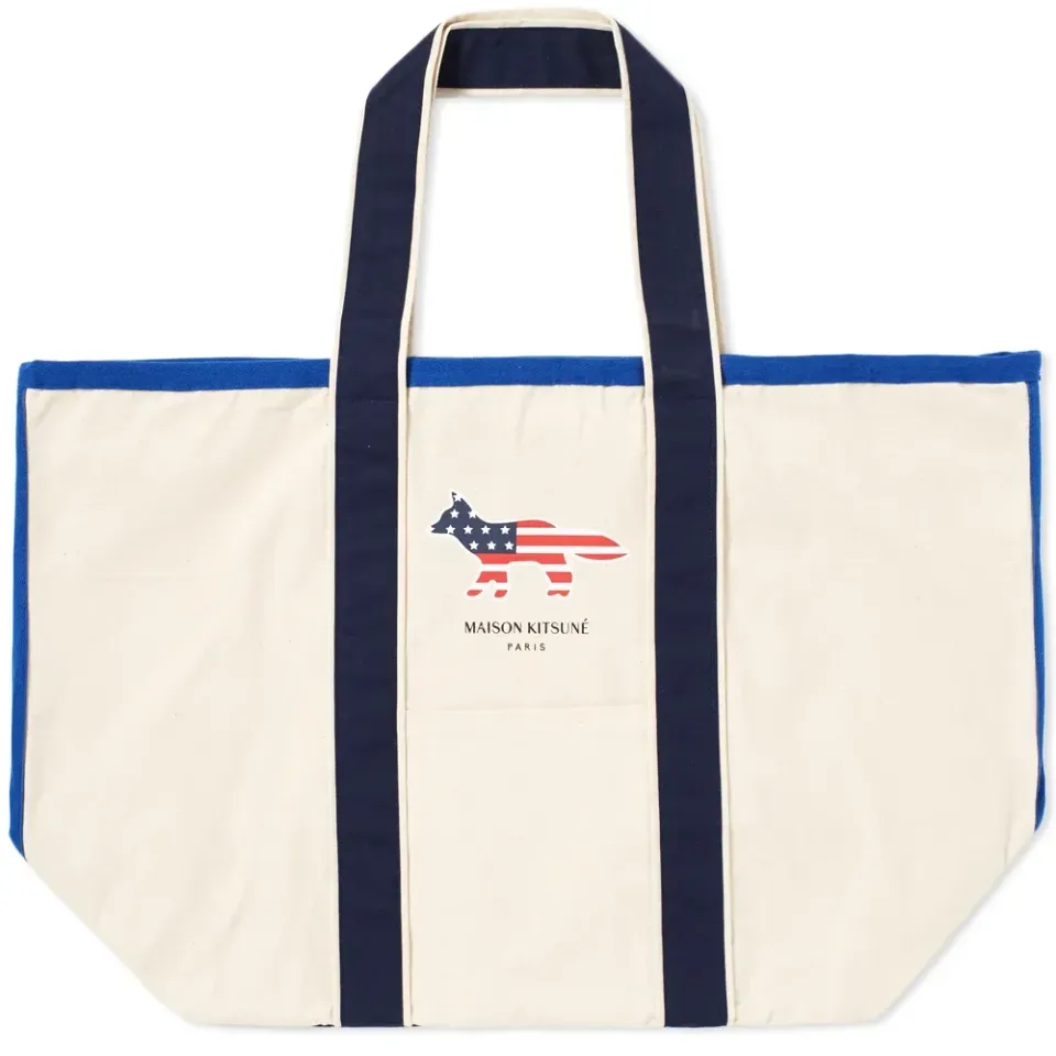 Maison Kitsuné Richelieu XL Tote Bag