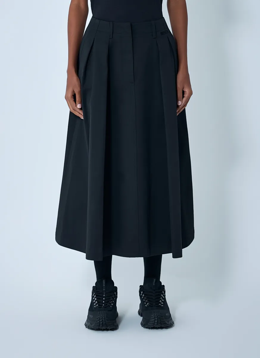 Cotton Midi Skirt