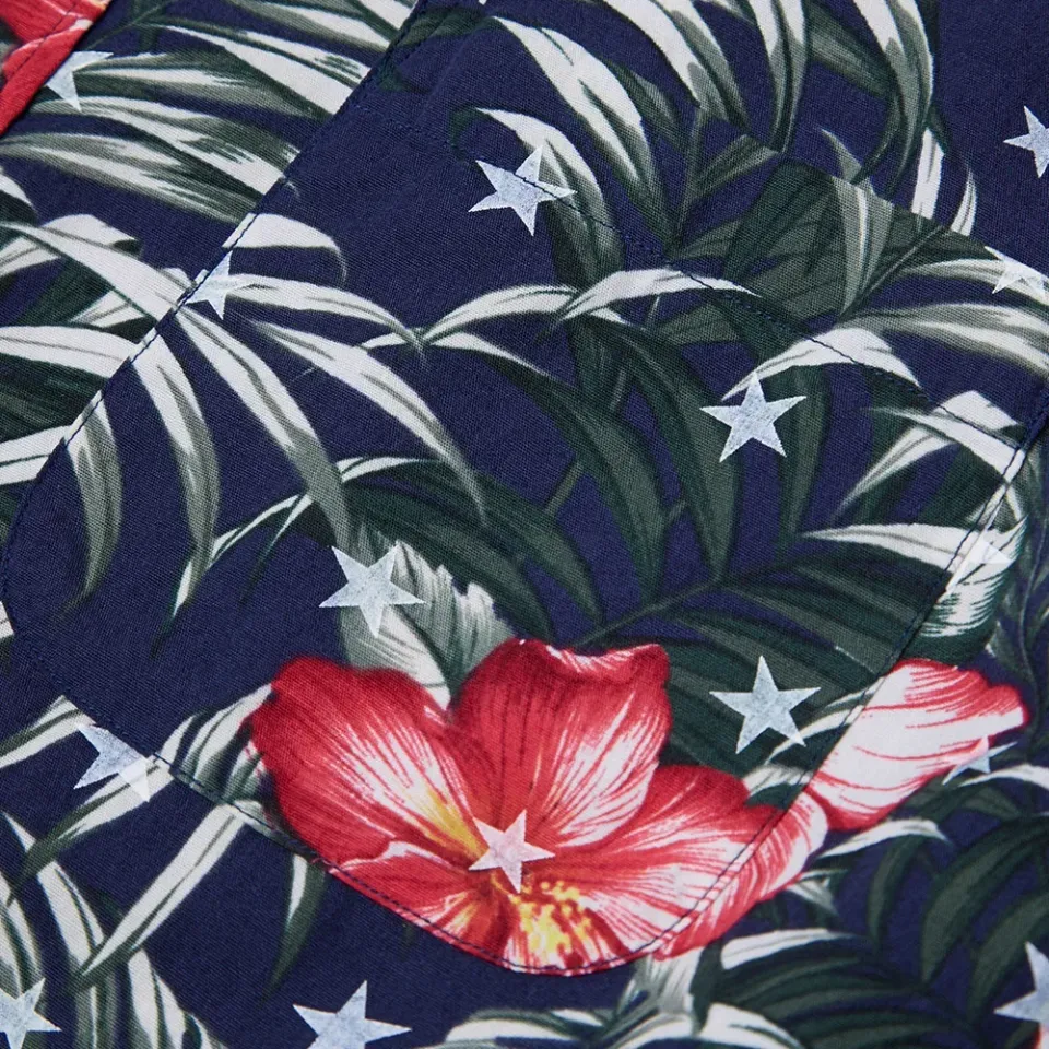 Star Flower Button Down Shirt