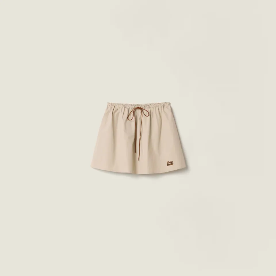Panama cotton skirt