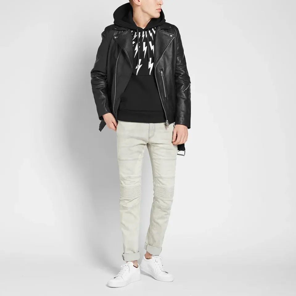 Fair Isle Thunderbolt Hoody