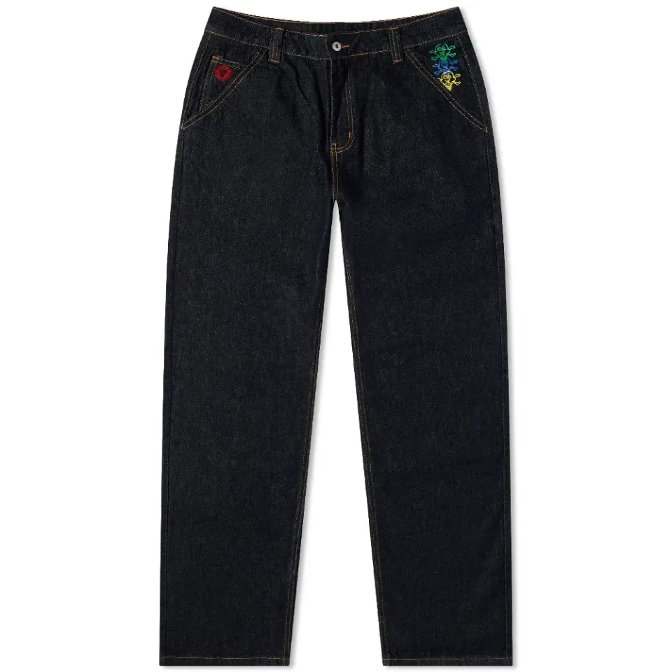 Tricolour Denim Pant