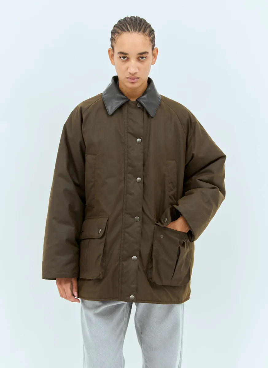 Waxed Canvas Blouson Jacket