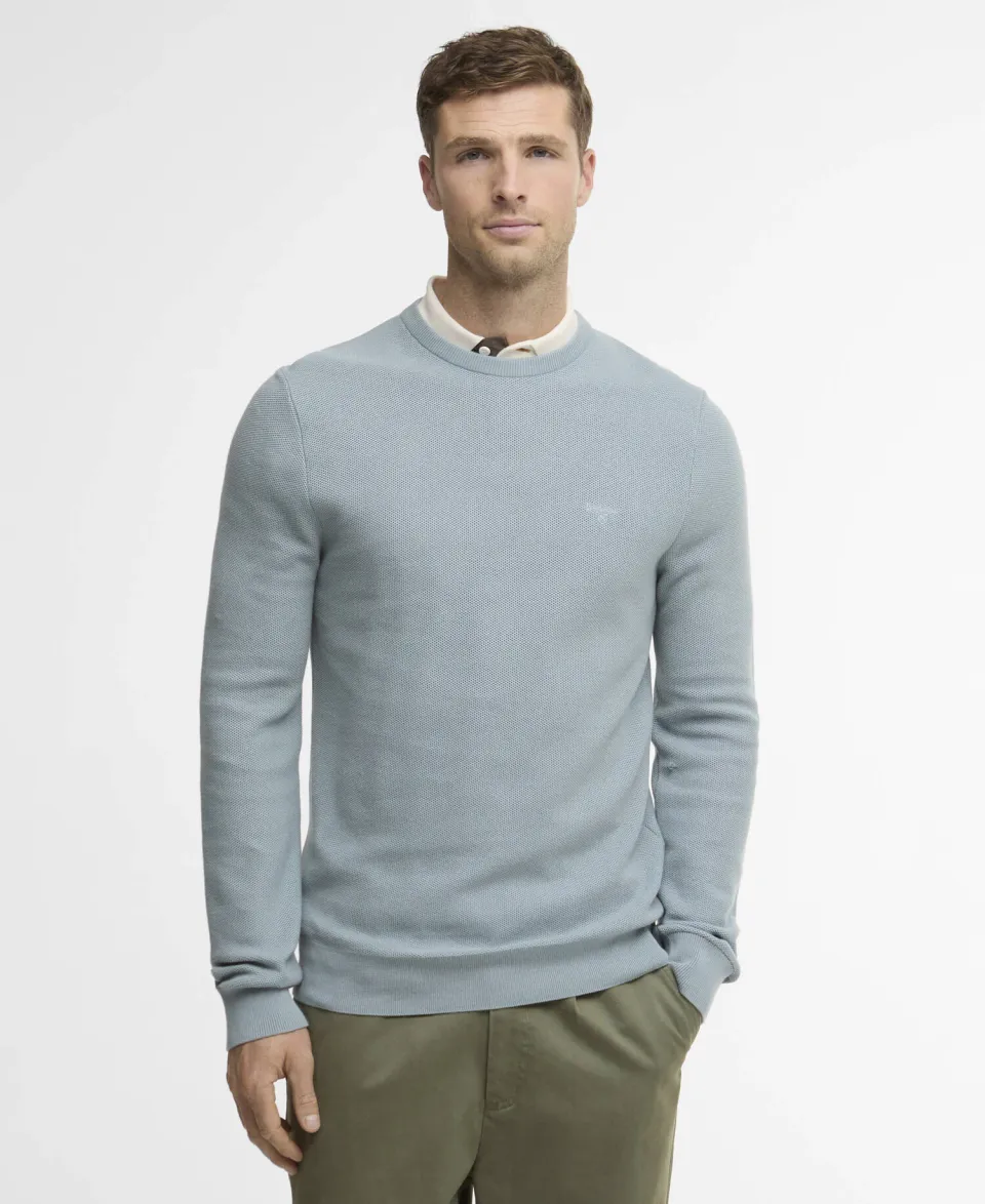 Essential Honeycomb Crew Neck Sweater