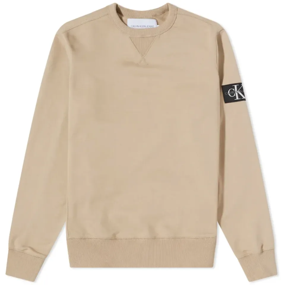 Monogram Sleeve Badge Crew Sweat