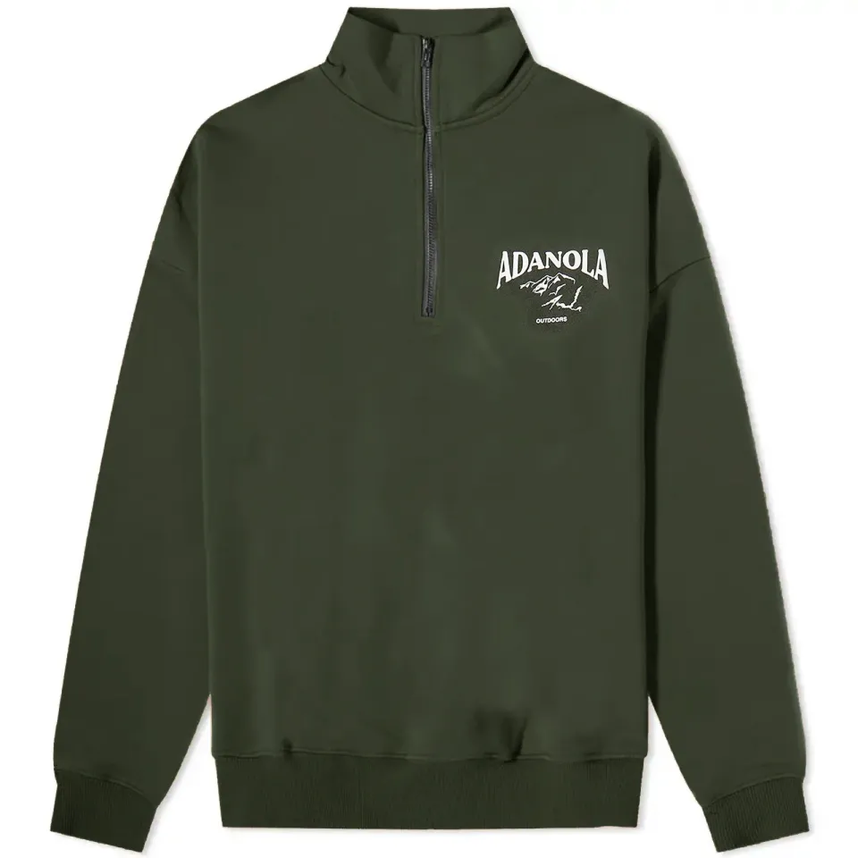 Oversized Funnel Neck Zip Sweat