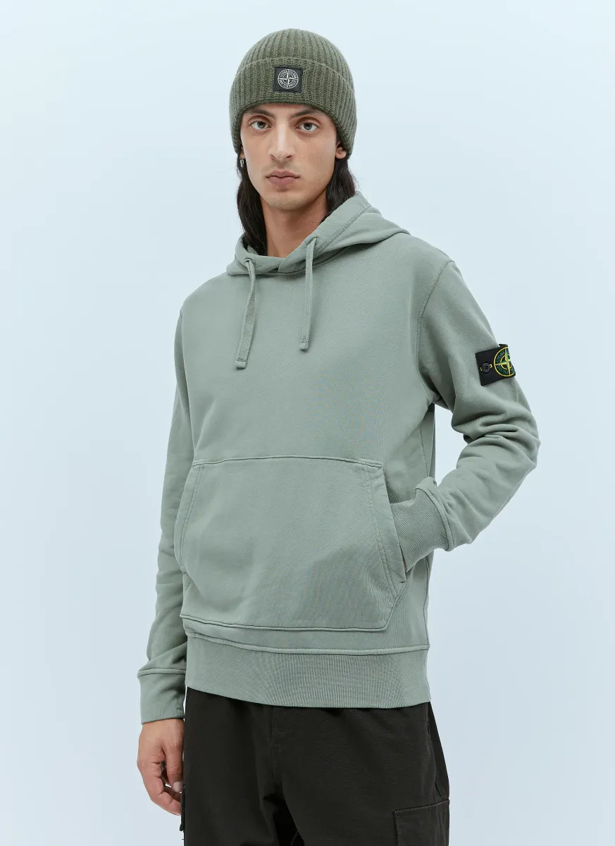 Hooded Compass Patch Sweatshirt